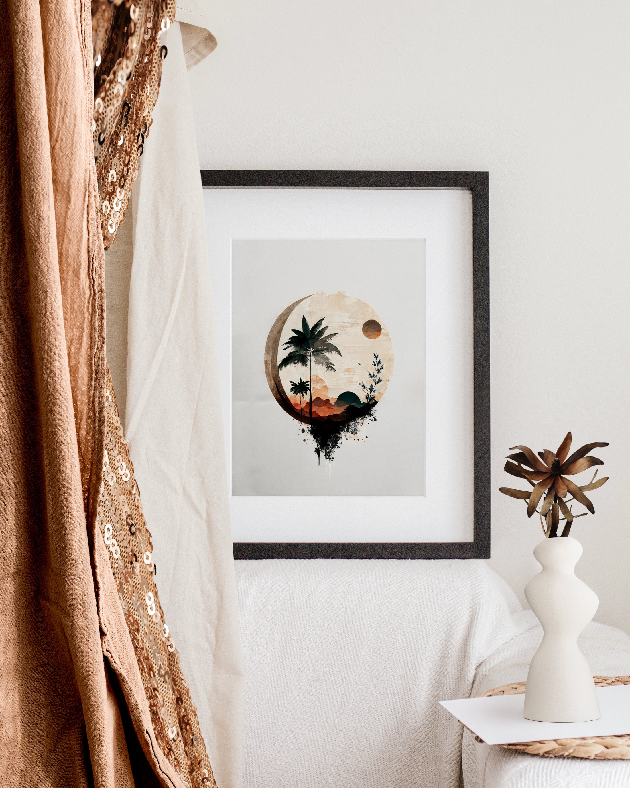 Bohomodern Abstract Print | Printable Wall Art | Abstract Illustration ...