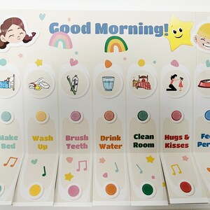 DESIGNED BY DOCTOR - Chore Chart, 100% Personalized for Your Child. Printable Morning Routine, Afternoon and Evening. Kids chore chart.