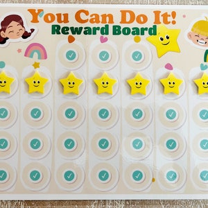 DESIGNED BY DOCTOR - Reward Chart. Make chores fun! 100% Personalized for Your Child. Kids chore chart. kids reward chart.