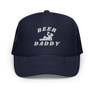 Beer Hat | Embroidered Graphic | Foam Front | Baseball Cap | Trucker Hat | Dad Gift