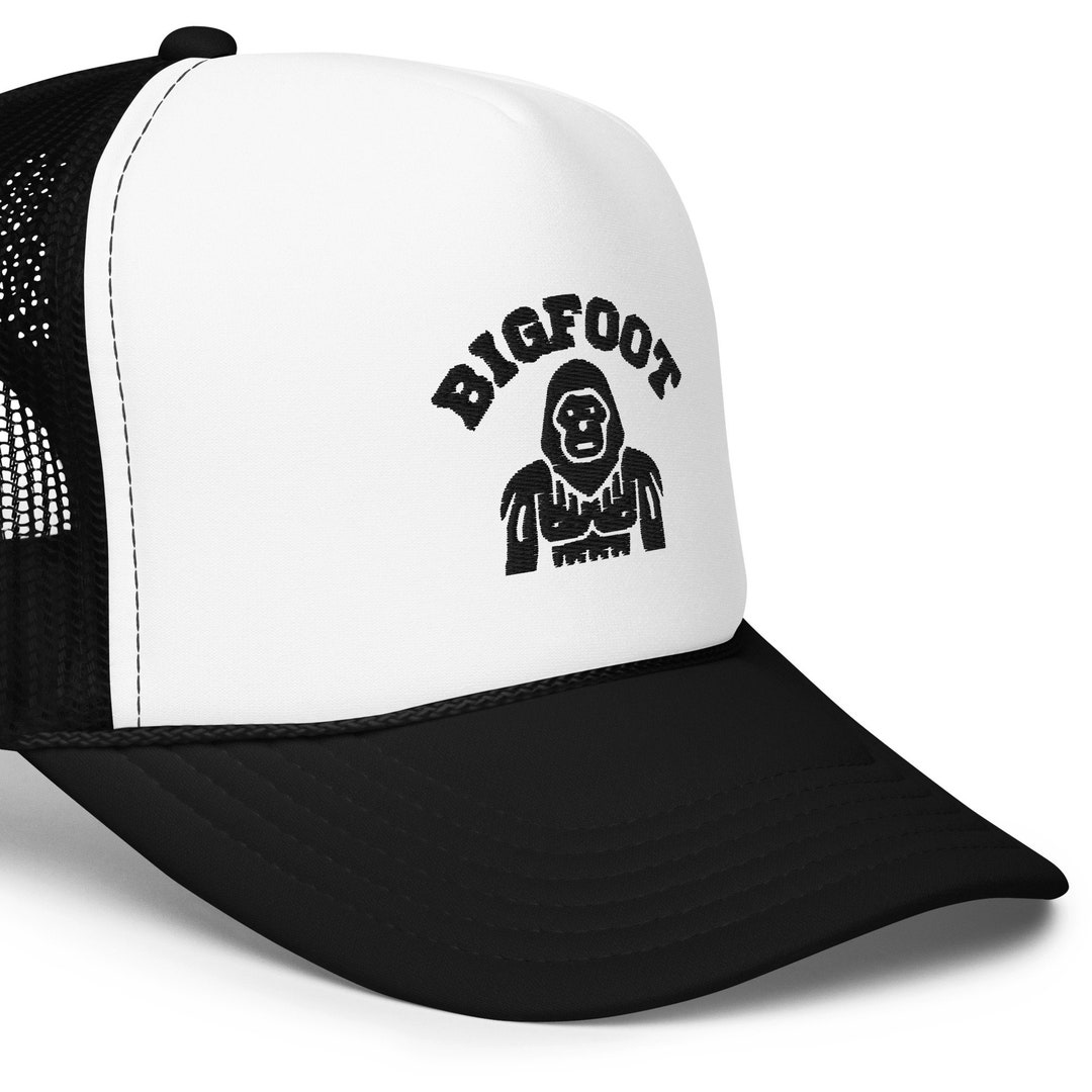 Bigfoot Hat For Men & Women - Funny Embroidered Sasquatch Adjustable Cotton Cap, Outdoor & Gift For Fans