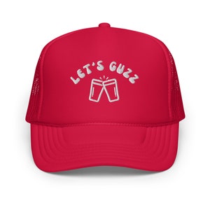 Beer Drinker | Beer Lover | Party Hat | Embroidered Graphic | Foam Front | Trucker Hat | Dad Gift | Boyfriend Gift
