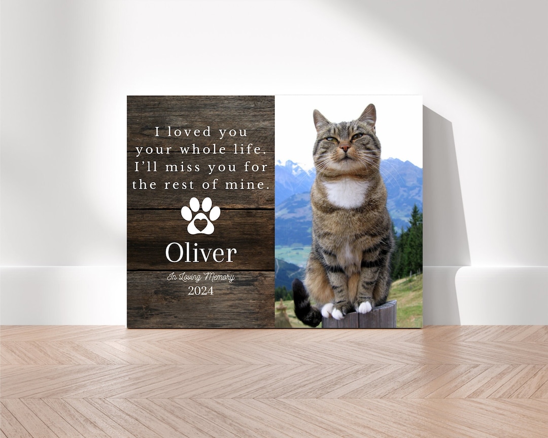 Pet Memorial, Cat Memorial Gift, Pet Loss Gift, Pet Memorial Gift, Loss