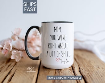 Funny Mom Mug, Mother's Day Gift, Personalized Coffee Cup
