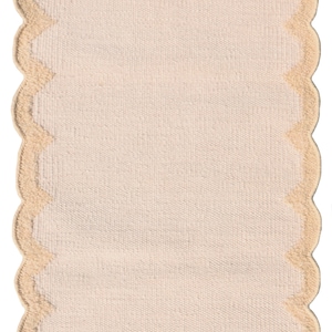 Jakobsmuschel-Teppich - Rosa / Türkis / Boden / Weiß / Pfirsich Flachgewebe, Wollteppich für Schlafzimmer Ästhetik, Wohnzimmer, Flur, Küche, Büro