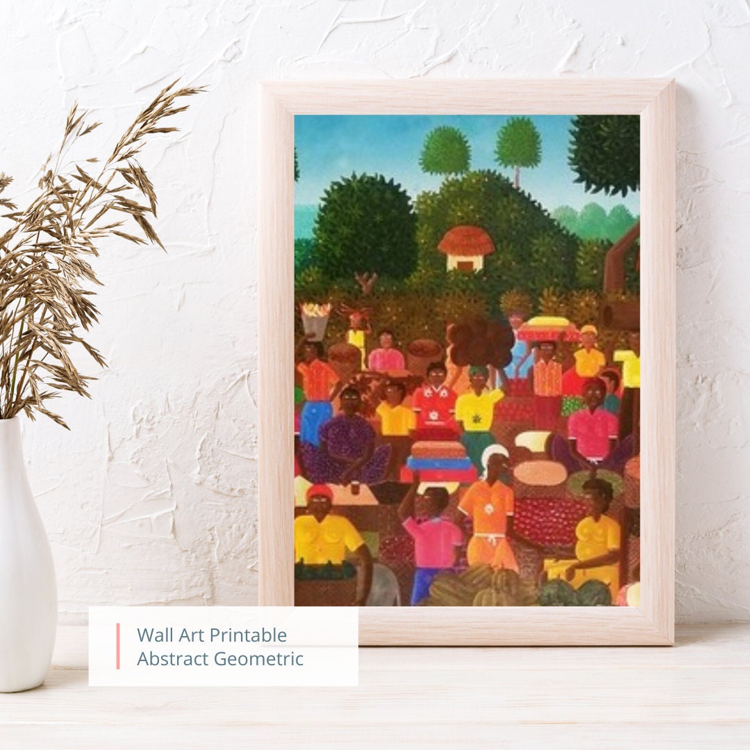 Vibrant Haitian Wall Art Digital Prints to Elevate Your Home Decor Etsy