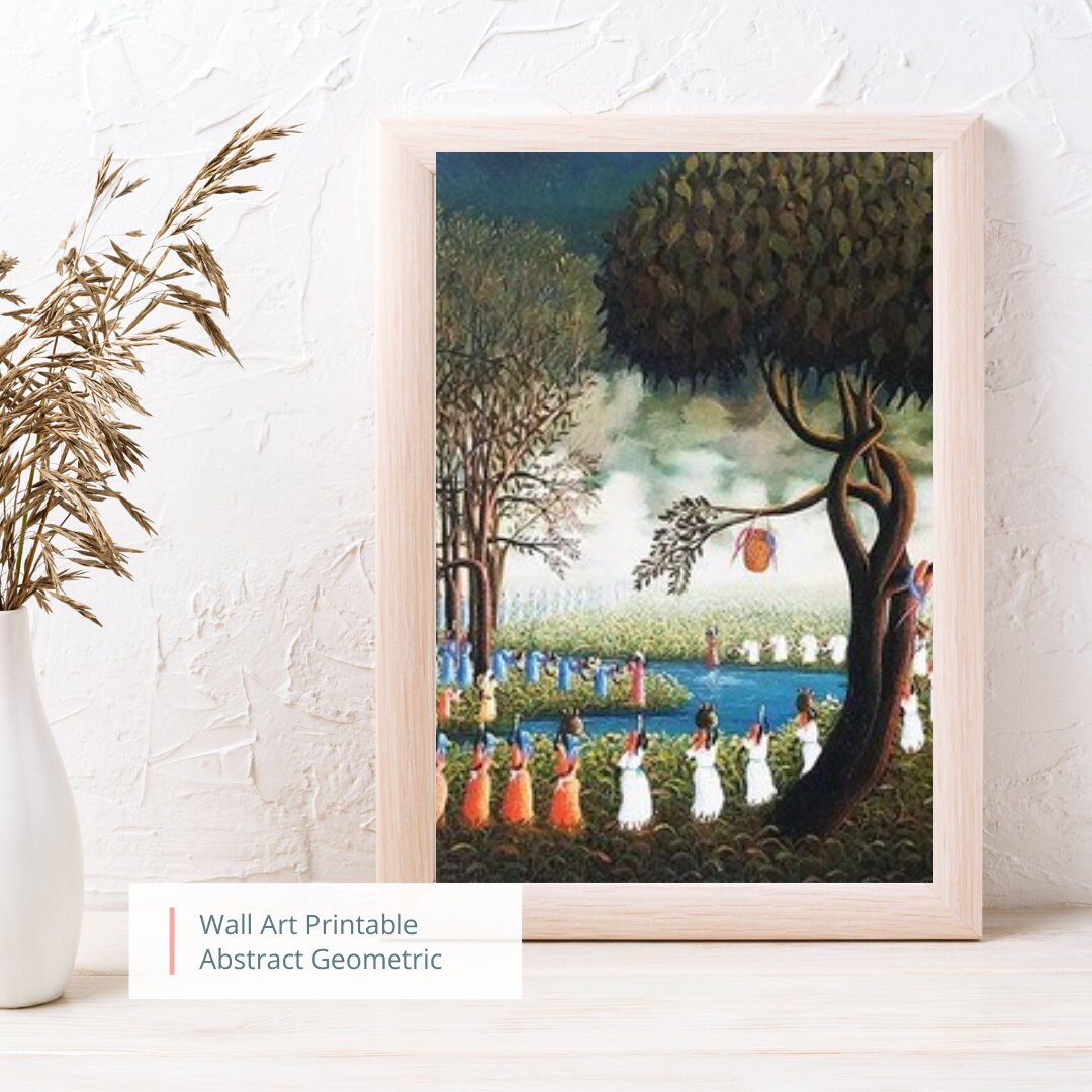 Vibrant Haitian Culture: Digital Wall Art for Your Home Decor - Etsy