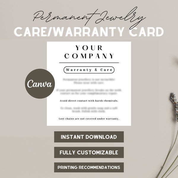 Permanent Jewelry Waiver Form Etsy