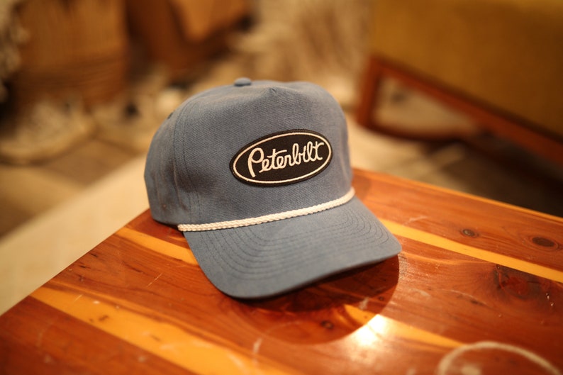 Peterbilt Vintage Rope Trucker Hat Etsy