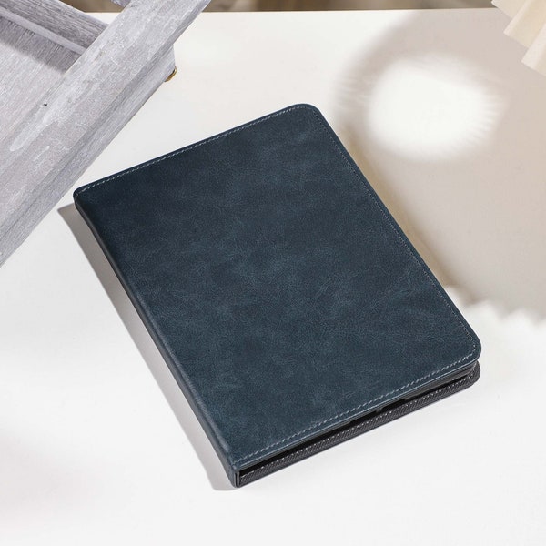 Retro Blau Leder Kindle Hülle, Personalisierung Kindle Hülle, Alle neuen kindle 6 "2022 Hülle, Kindle Paperwhite Hülle 10 Gen, 11 Gen