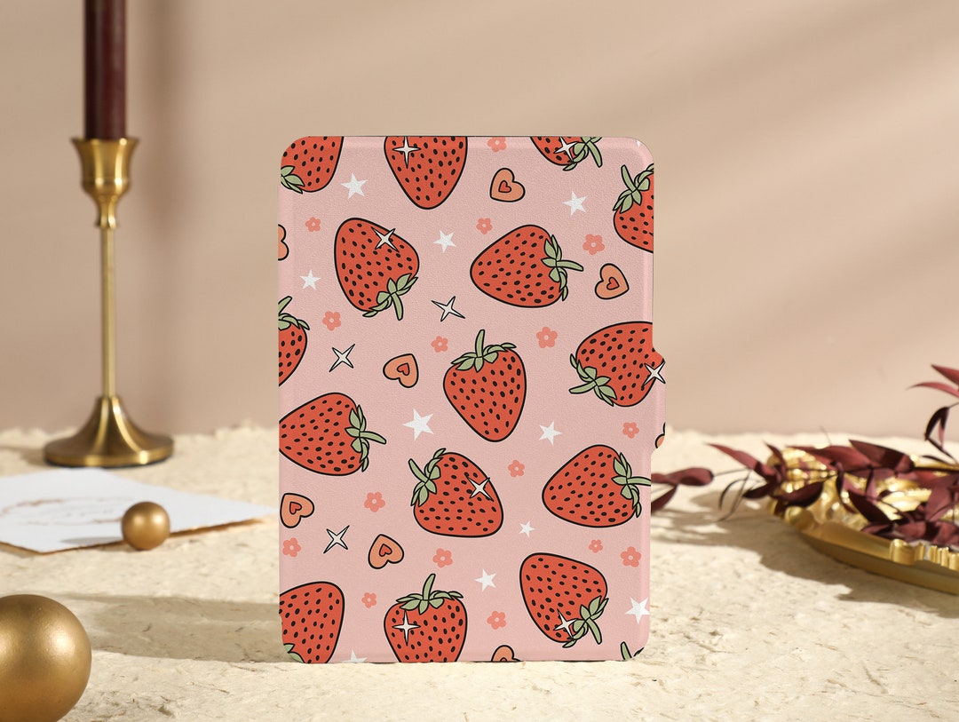 Strawberry Love Kindle Case, Personalization Kindle Case, All New ...