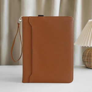 Étui pour iPad en cuir marron vintage pour Air 4 5, housse pour iPad pour iPad 10,2 10,9 11 12,9, étui pour iPad 2022 2021 2020, cadeau pour elle image 6