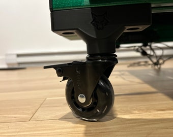 Simracing rig Roller support
