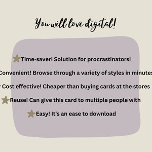 Printable Birthday Card Instant Download Digital Download Birthday ...