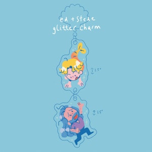 Ed & Stede Linked Glitter Charm