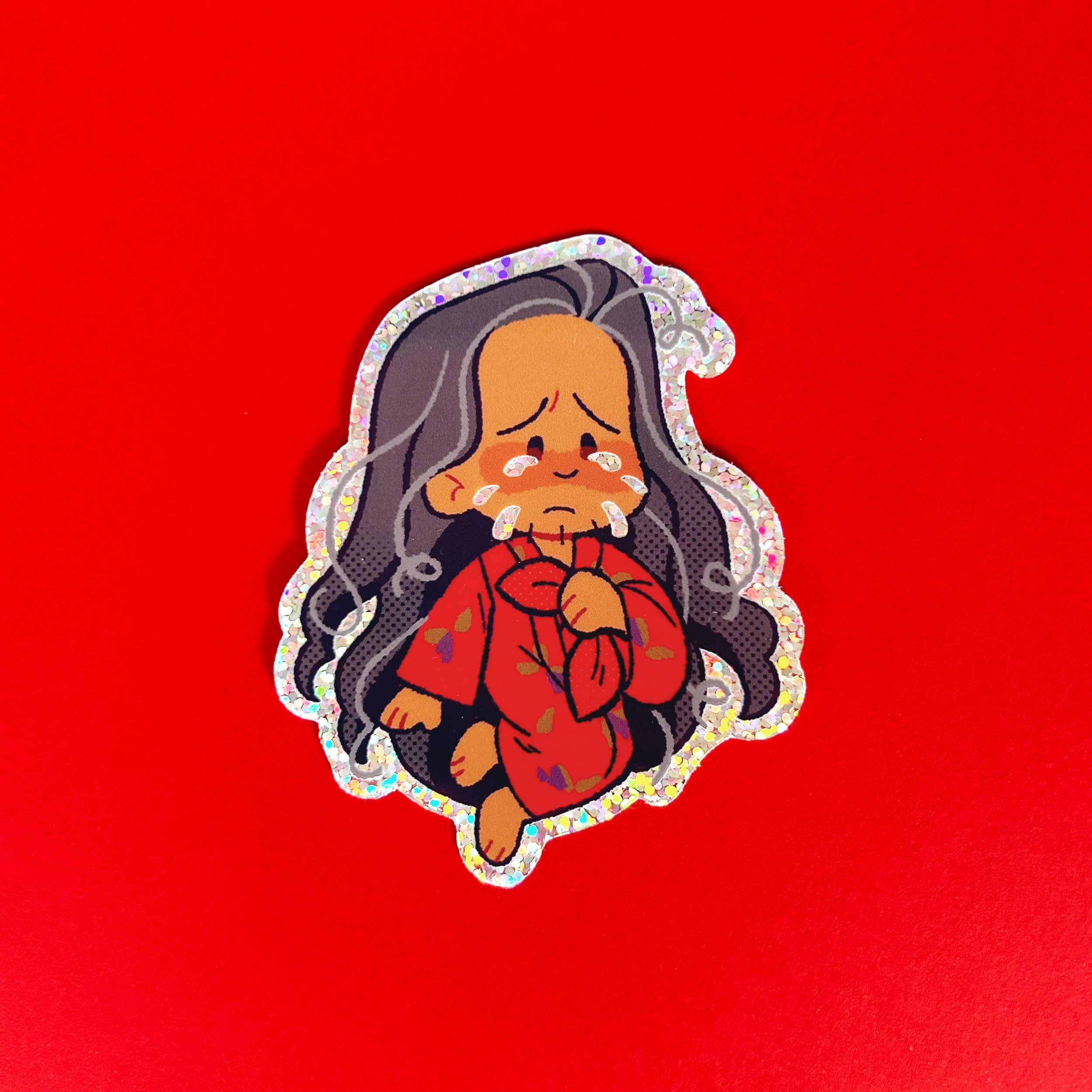 Breakup Robe Blackbeard 3" Glitter Sticker