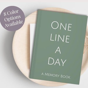 One Line a Day Journal - Etsy