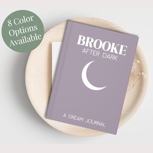 Custom Name Dream Journal Dream Interpretation Notebook Personalized Sleep Log Dream Diary For Him Dream Therapy Night time Refection Book