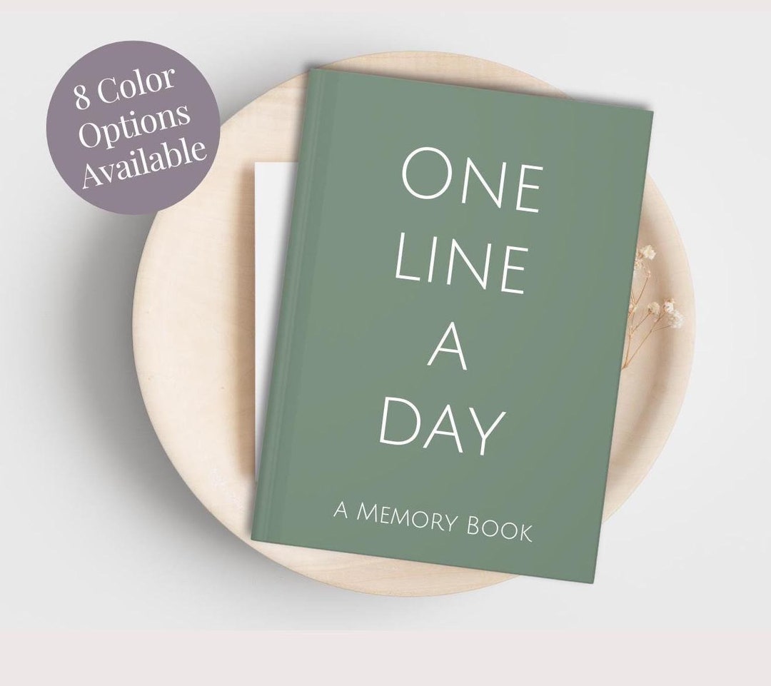 One Line A Day Journal Daily Memories Notebook New Mom Dairy Grief ...