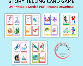 Story Magic Card Game: Homeschool Storytelling Flashcards (PDF)