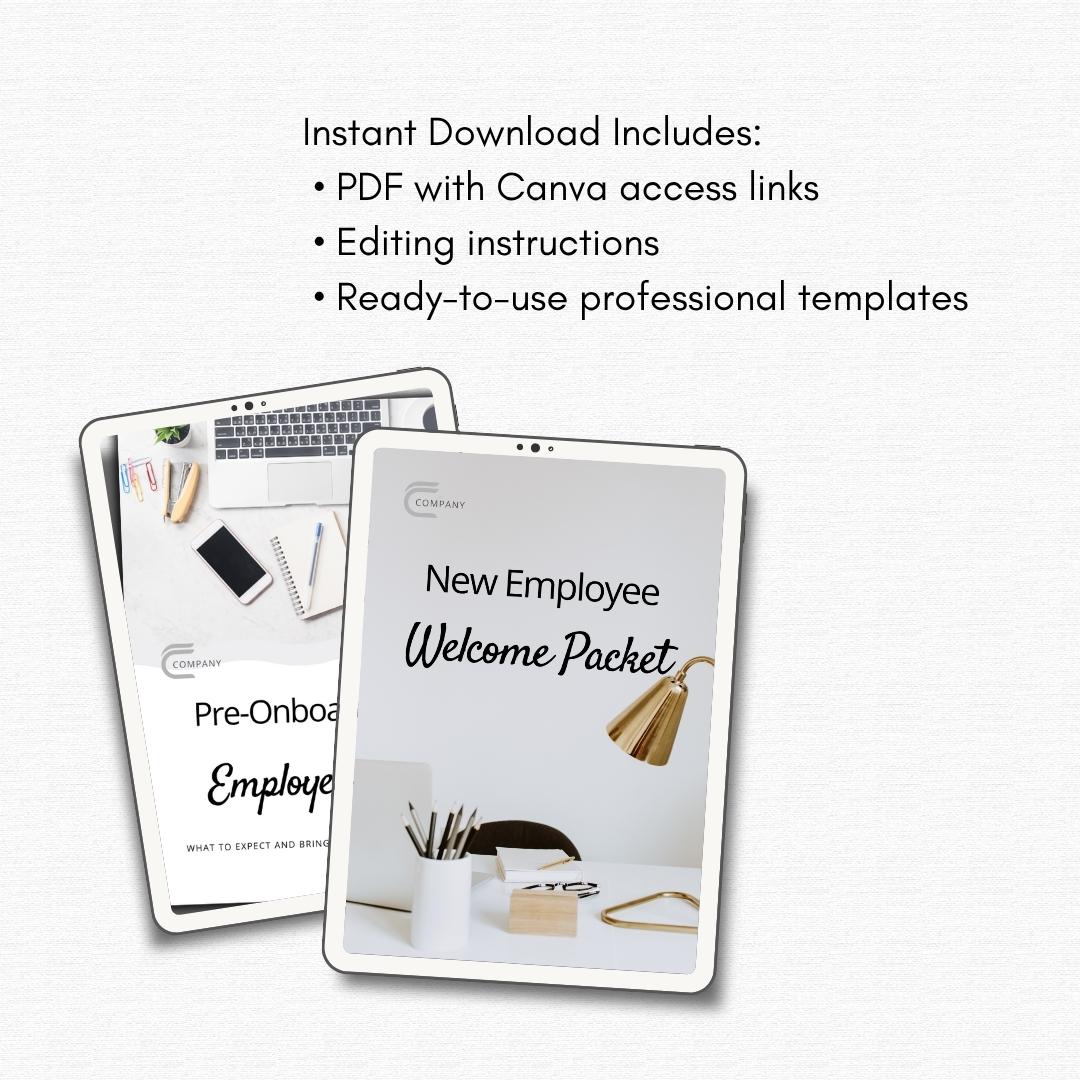 Employee Welcome Package: Editable HR Onboarding Template (canva) - Etsy
