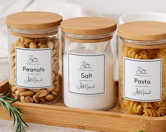 Printable Kitchen Pantry Label Template Bundle (Digital Download)