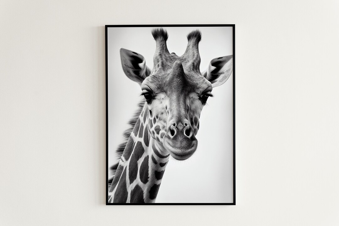 CUTE GIRAFFE Photo Download, Giraffe Art, Giraffe Print, Printable ...