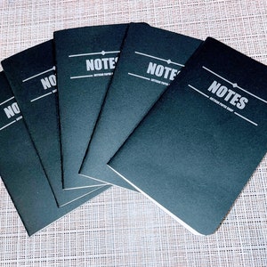 Pocket Notebook 5-Pack: Small Lined/Grid Memo Books (3.5&quot;x5.5&quot;)