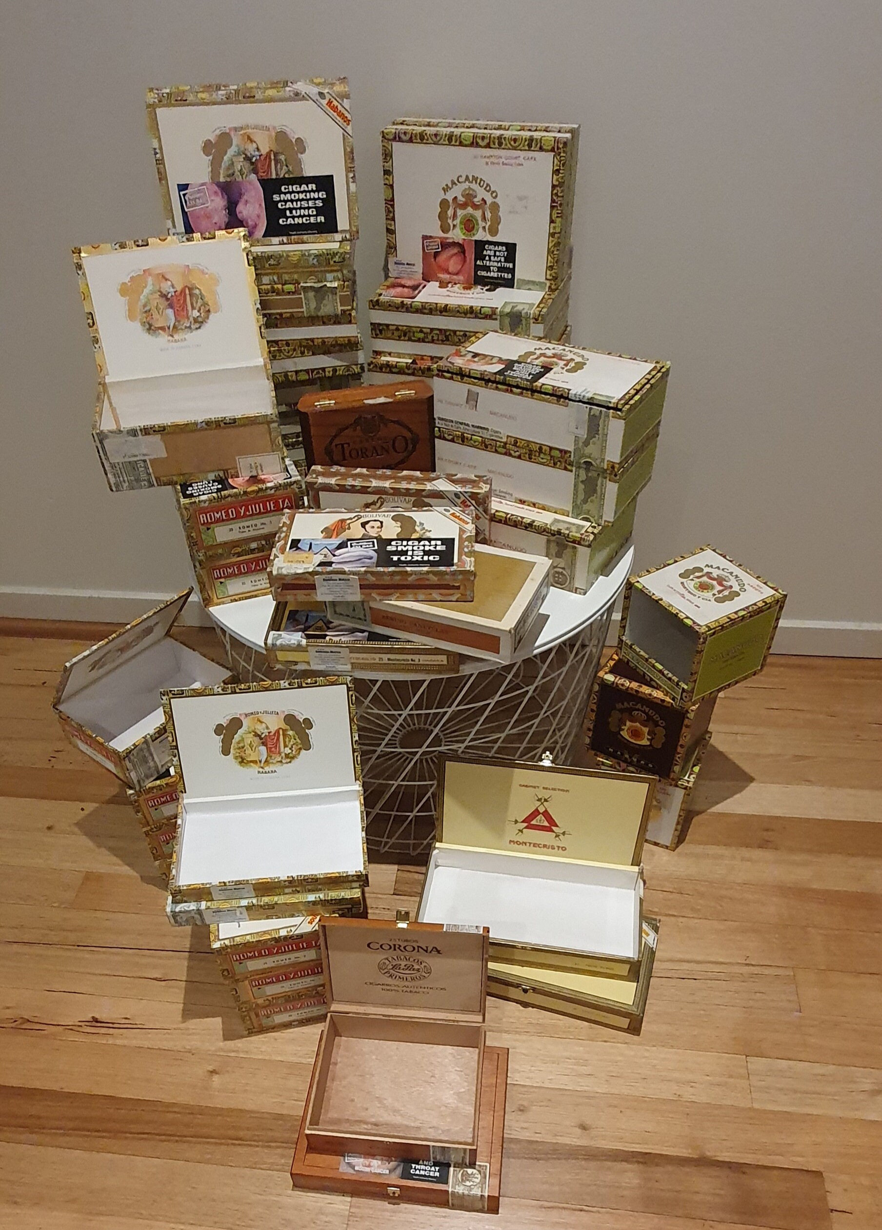 Empty Cigar Boxes Vintage Etsy
