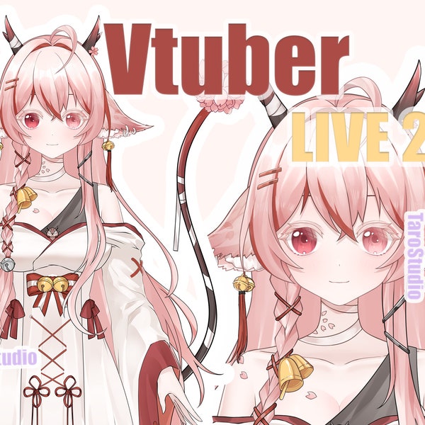 LIVE2D VTUBER CUSTOM anime art commission | commercial use | live 2d model |