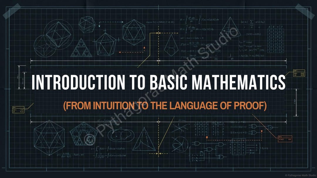 Introduction to Basic Mathematics Visual PDF + Lecture Notes (digital ...