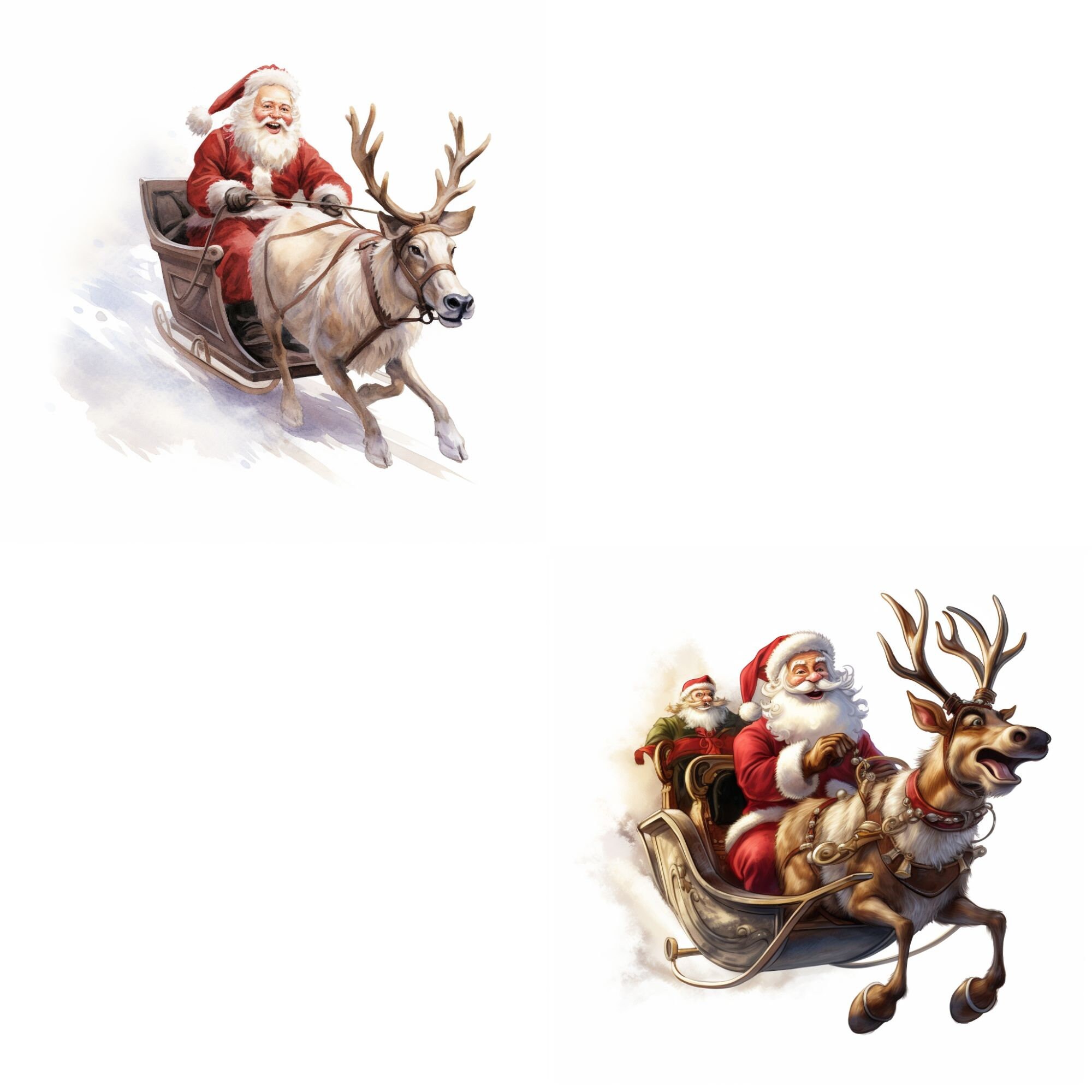 Santa 2024 claus sleigh