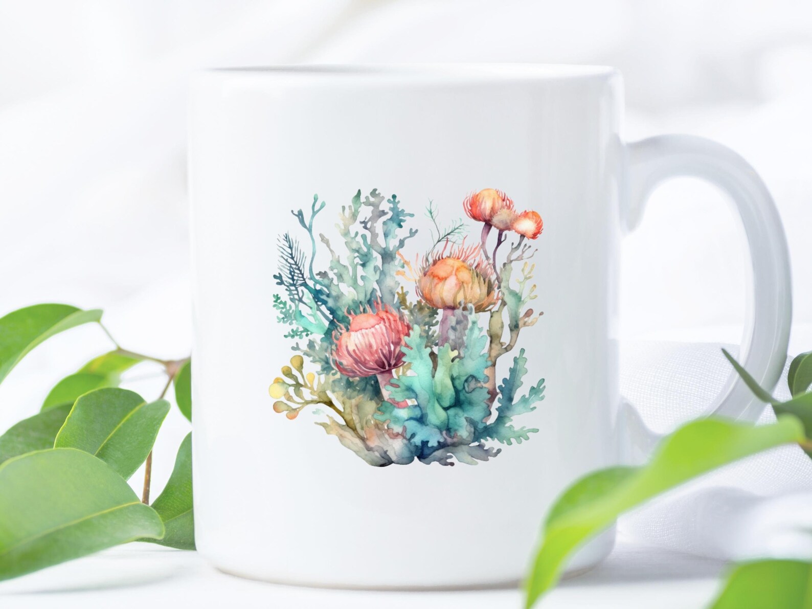 Coral Reef Svg, Seaweed Png, Ocean Svg, Underwater Plant Png