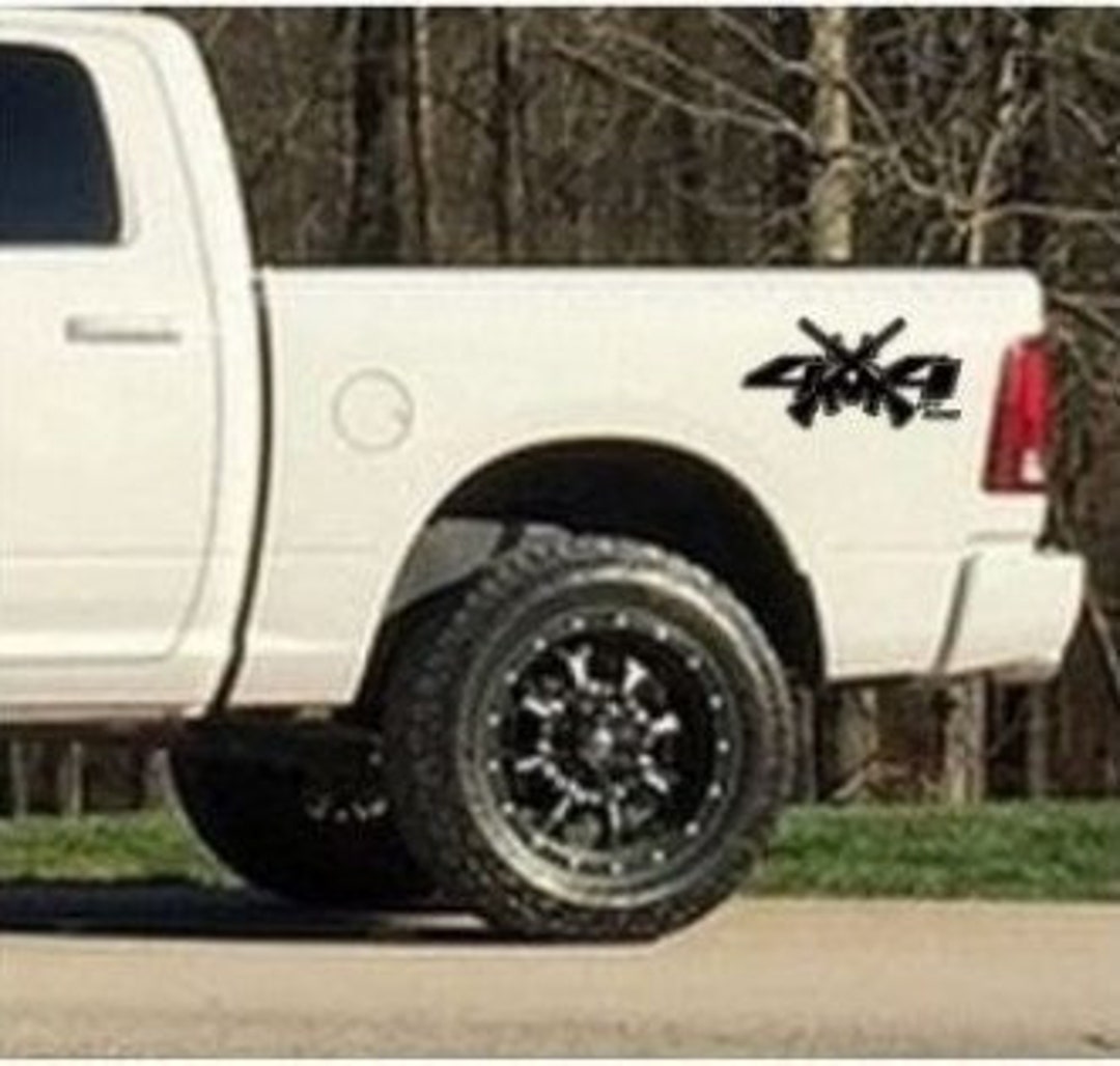 Custom Auto Decals 4x4 Vinyl Art for All Trucks, Singles, Doubles and Sets, Priced to Sell