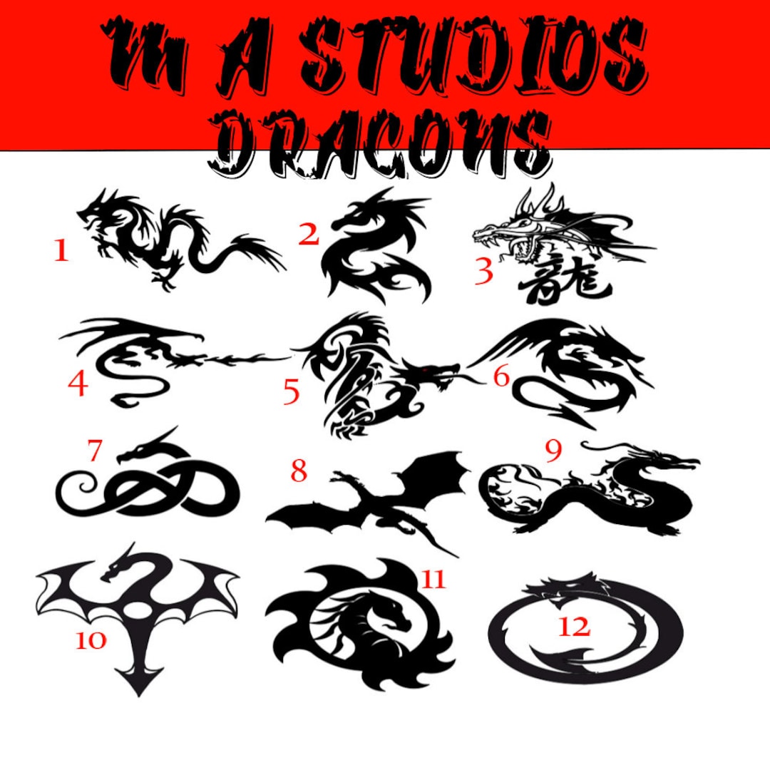 Dragon Vinyl Decal / Dragon Car Decal/ Dragon Laptop Decal / Dragon