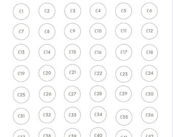 52 Week Savings Tracker (Digital Product)