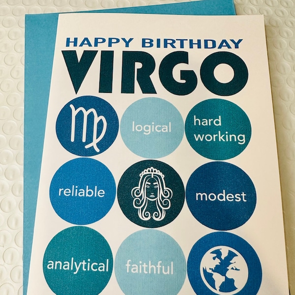 Virgo Happy Birthday - Etsy