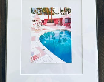 Palm Springs Art Print: Trixie Hotel Pool, Mid-century Modern - Etsy