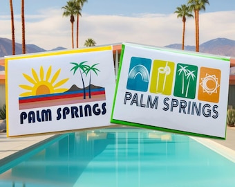 Palm Springs Greeting Card: SoCal Desert Holiday Note Card