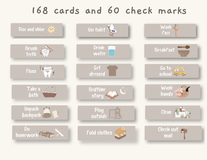 Ocean Theme Routine Charts Bundle / Morning Routine/ Afternoon Routine ...