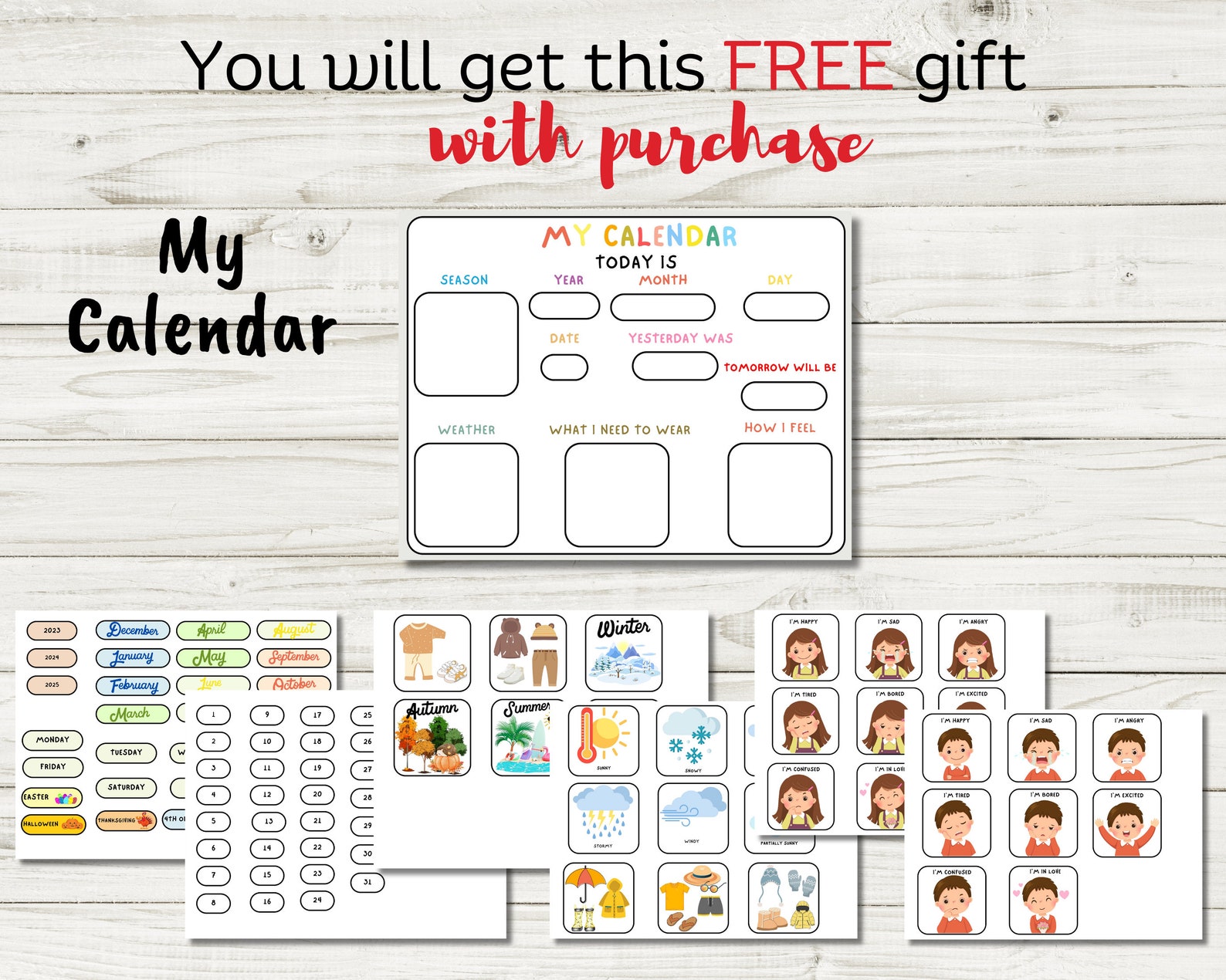 Printable Morning Routine Chart / Daily Schedule for Kids Schedule ...