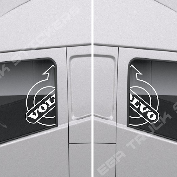 VOLVO FH truck cab window stickers (pair) windows screen