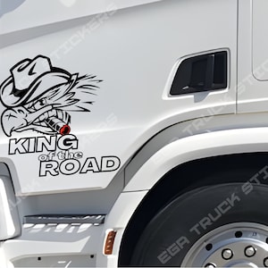 Scania mit Logo Streamline Aufkleber Paar