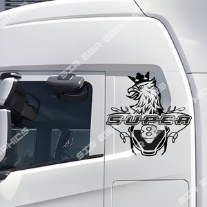 Scania Grill Emblem schwarz mit silbernem Greif