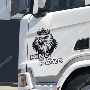 scania truck griffin 2x extra large 1900mm high logos, in any colour, cab  sides
