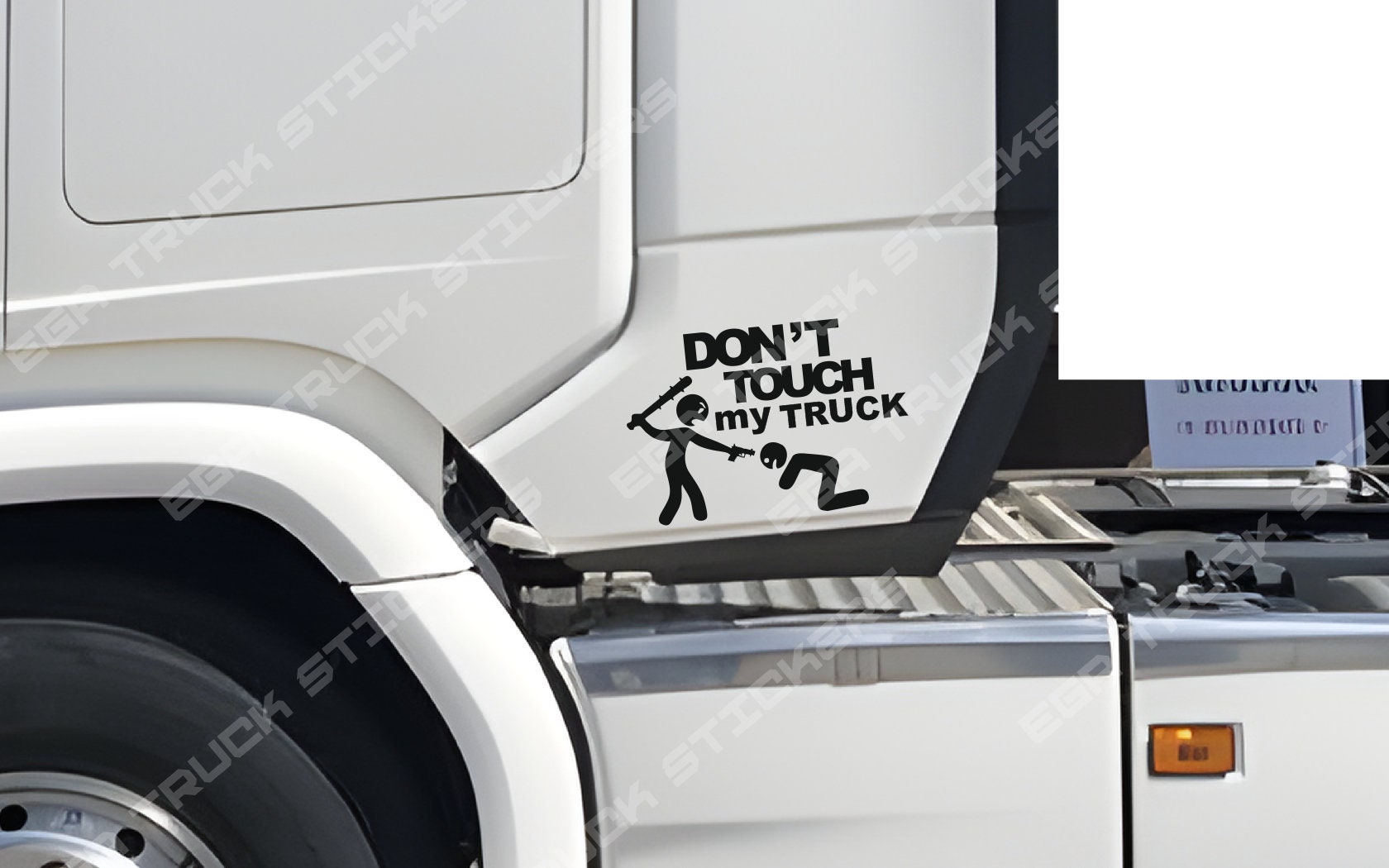 Motif broderie camion Scania - BREIZH MAMA