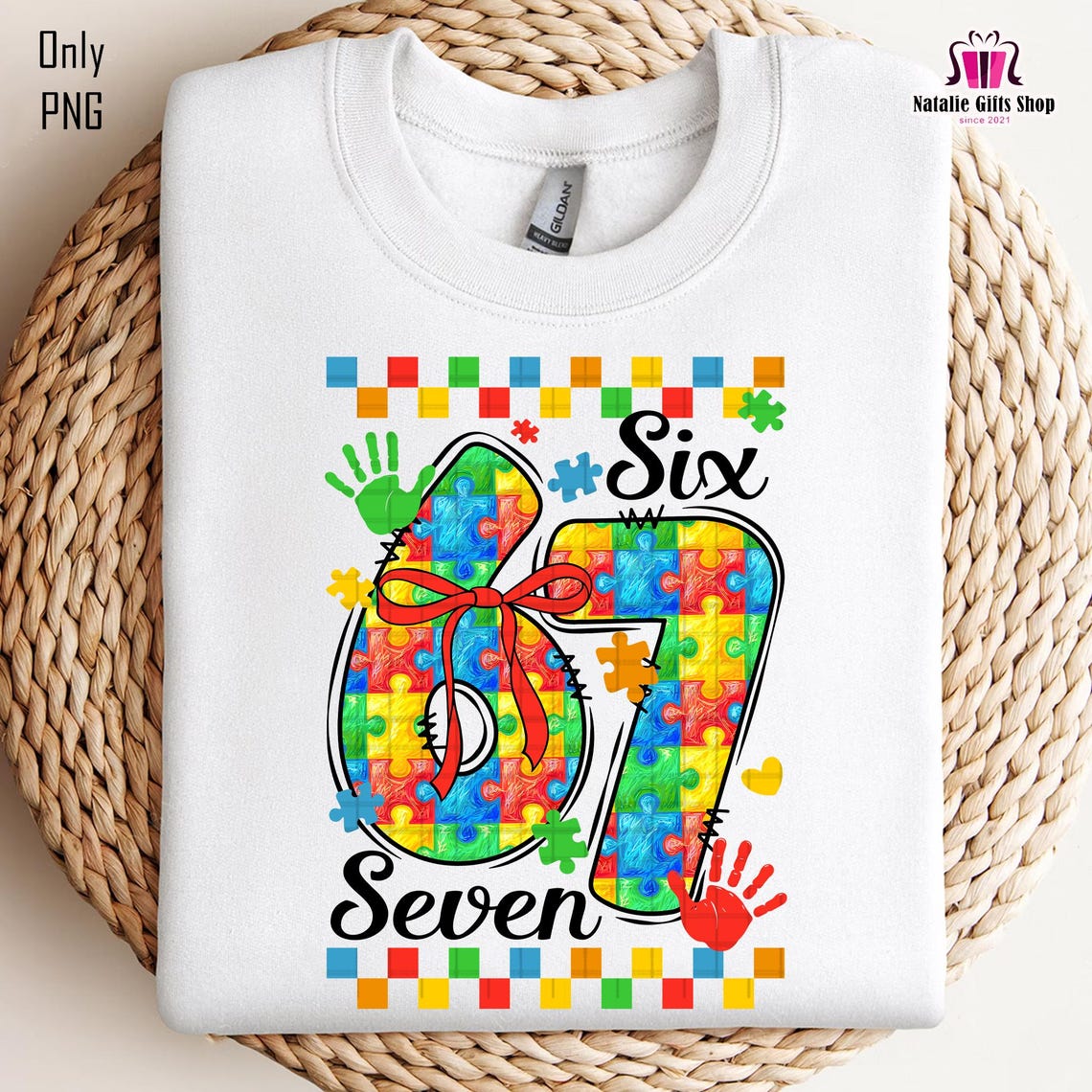 Six Seven Autism Png, Autism Mama Png, Autism Support 67, Autism ...