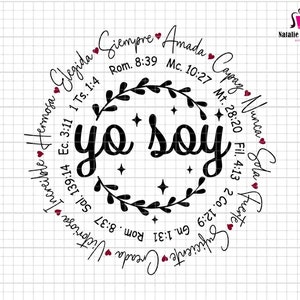 Yo Soy Inspiracion Svg, Jesus Svg, I Am Inspiration In Spanish Svg, Bible Verse Svg, Christian Inspiration Svg, Spanish Svg, Mexican Svg