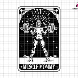 Tarot-Karte Muskel Mama Pump Cover Gym Shirt für Frauen, Komfort Farben Pump Cover für Fitness Lover oder Gym Lover Pump Cover, Mutter DaySvg