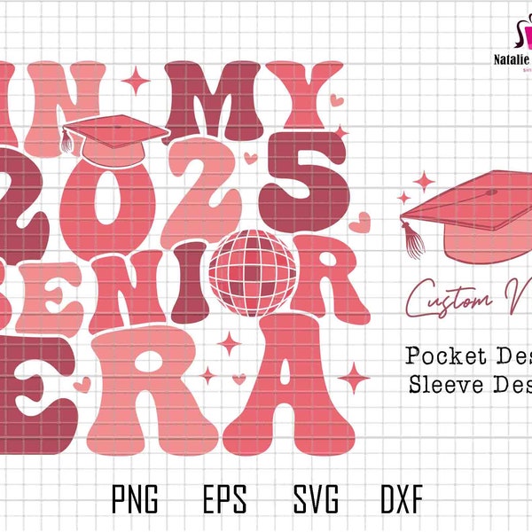 Personalized Teacher Svg, In My 2025 Senior Era Svg, Retro Teacher Svg, Back To School Svg, Teacher Era Svg, Senior 2025 Svg, Class Of 2025